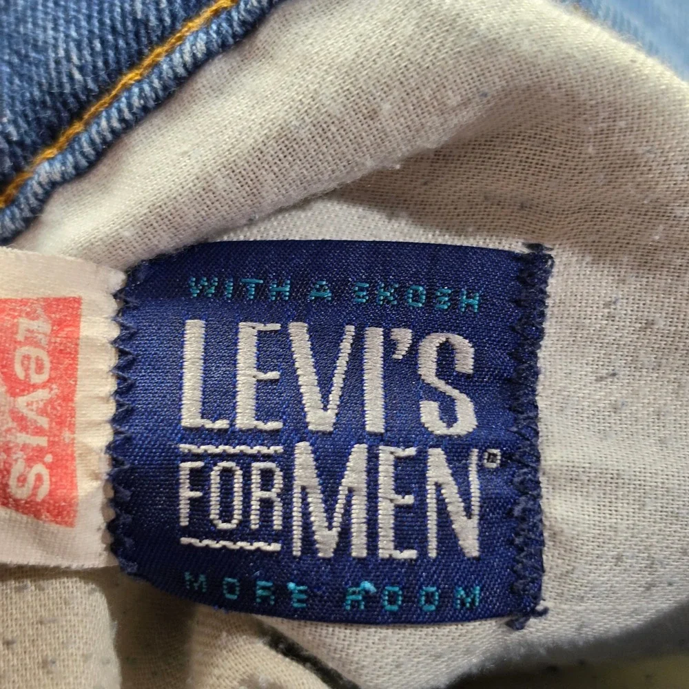 Levi's For Men Jeans Mens 40x32 Blue Vintage 80s Orange Tab USA 40547 Skosh